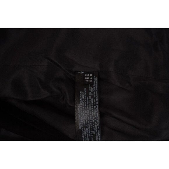 Massimo Dutti Womens Suit Jacket Blazer US 4 EU 36 Black Viscose 6072/555 NWT - Picture 6 of 6